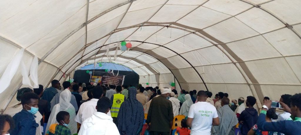 easter in Bahir Dar Felege Hiwot Comprehensive Specialized Hospital with 1,500 people(admitted patients,their attendants and health professionals